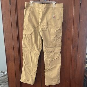Carhartt Men's Tan Ripstop Work Cargo Pants